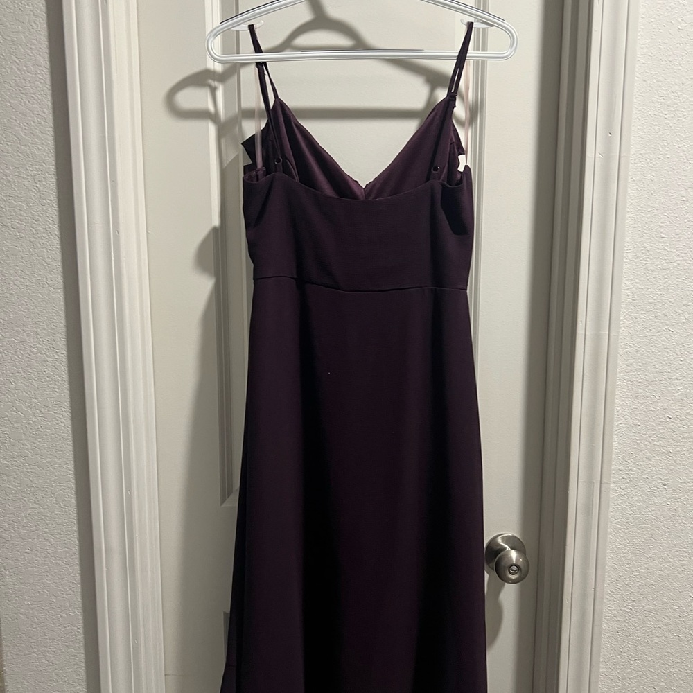 Gianni Bini Strapless Plum Dress